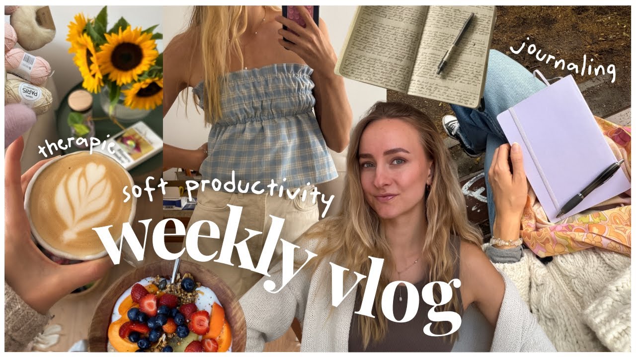 WEEKLY VLOG *soft productivity* Everyday vlog of a productive week