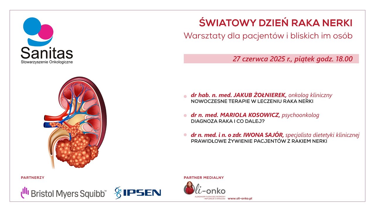 RAK NERKI – WARSZTATY DLA PACJENTÓW I OSÓB IM BLISKICH