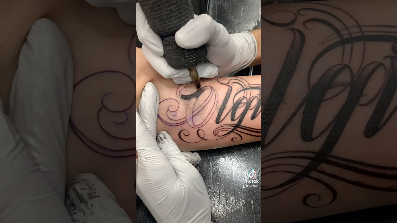Best lettering tattoo