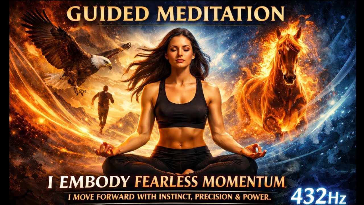 Year Of The Fire Horse 432hz 🔥 Activate Courage, Momentum and Destiny🔥Guided Affirmation Meditation