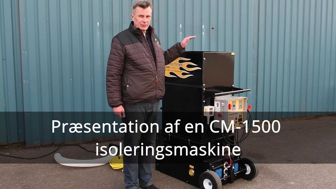 Insulation Blowing Machine CM 1500 from Cool Machines.