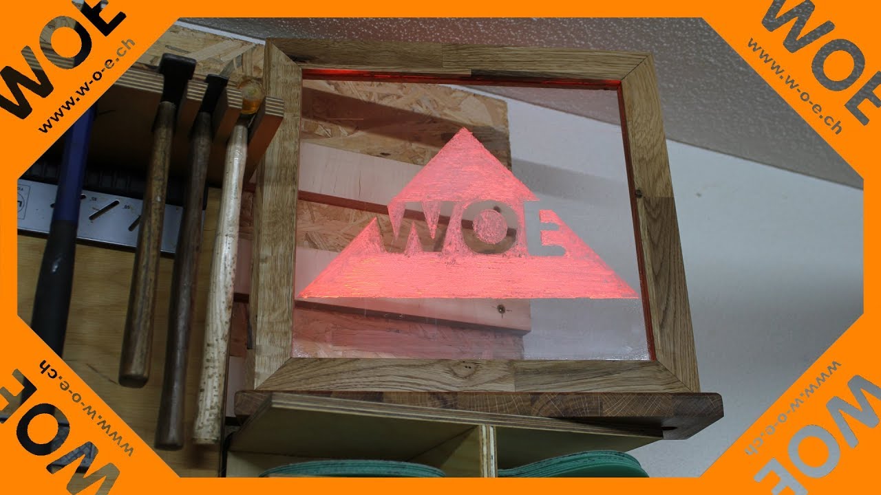 Leuchtlogo selber bauen
