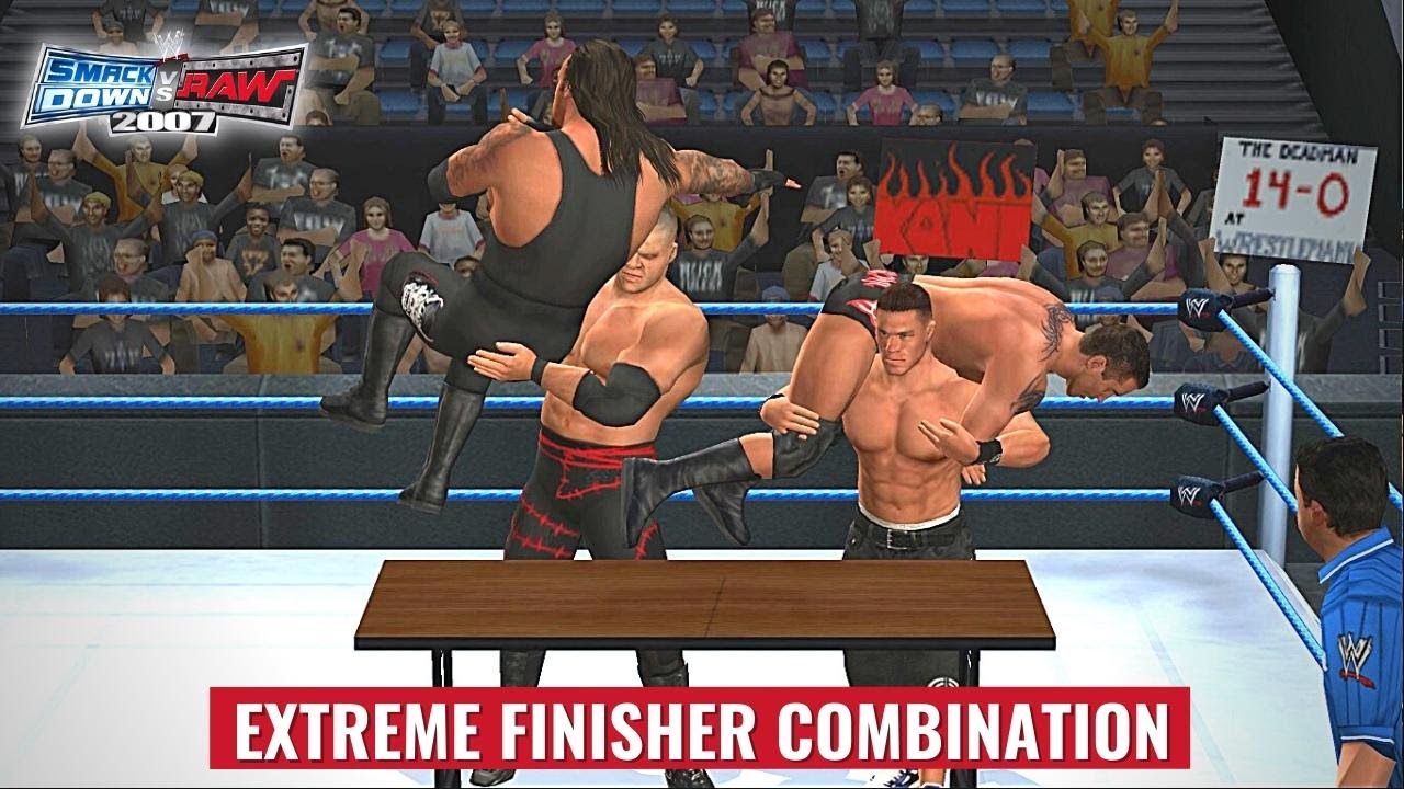 Extreme Finisher Combination of WWE Smackdown VS Raw 2007