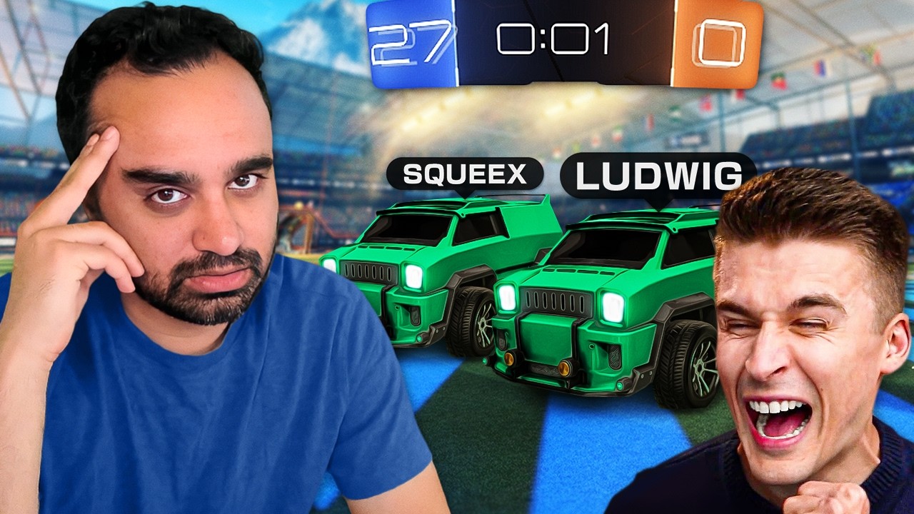 He begged me to carry him in this Rocket League tournament