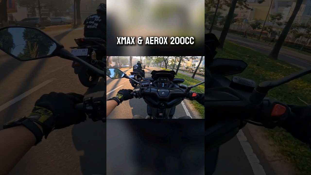XMAX RIDING BARENG AEROX 200cc #xmax
