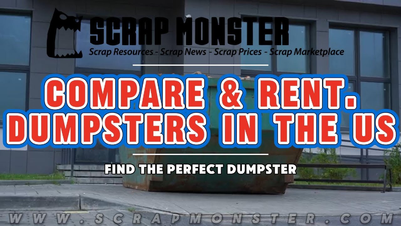 Find the Perfect Dumpster Rental with ScrapMonster | Easy Steps & Best Prices!