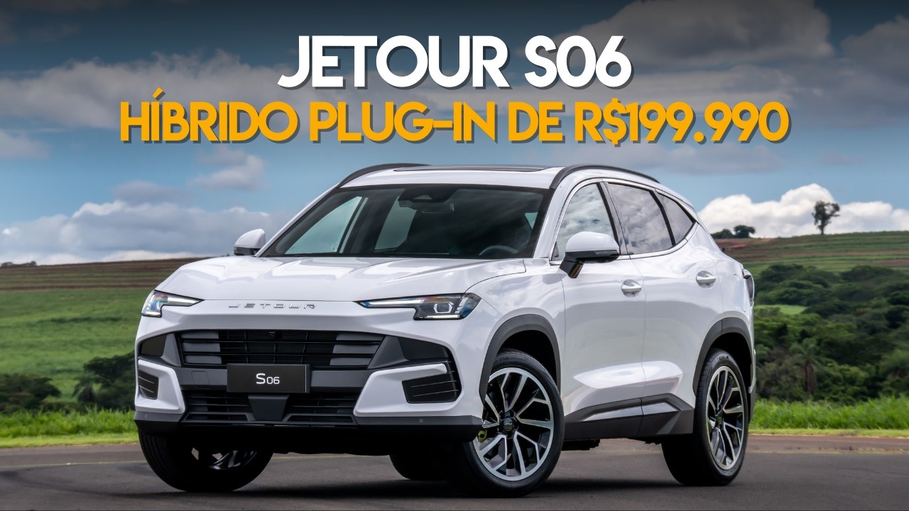Novo Jetour S06 - H&iacute;brido plug-in de R$199.990!