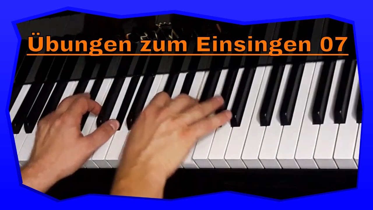 Übungen zum Einsingen - Programm 07 - Gesangstraining - Gesangsübungen für Fortgeschrittene!