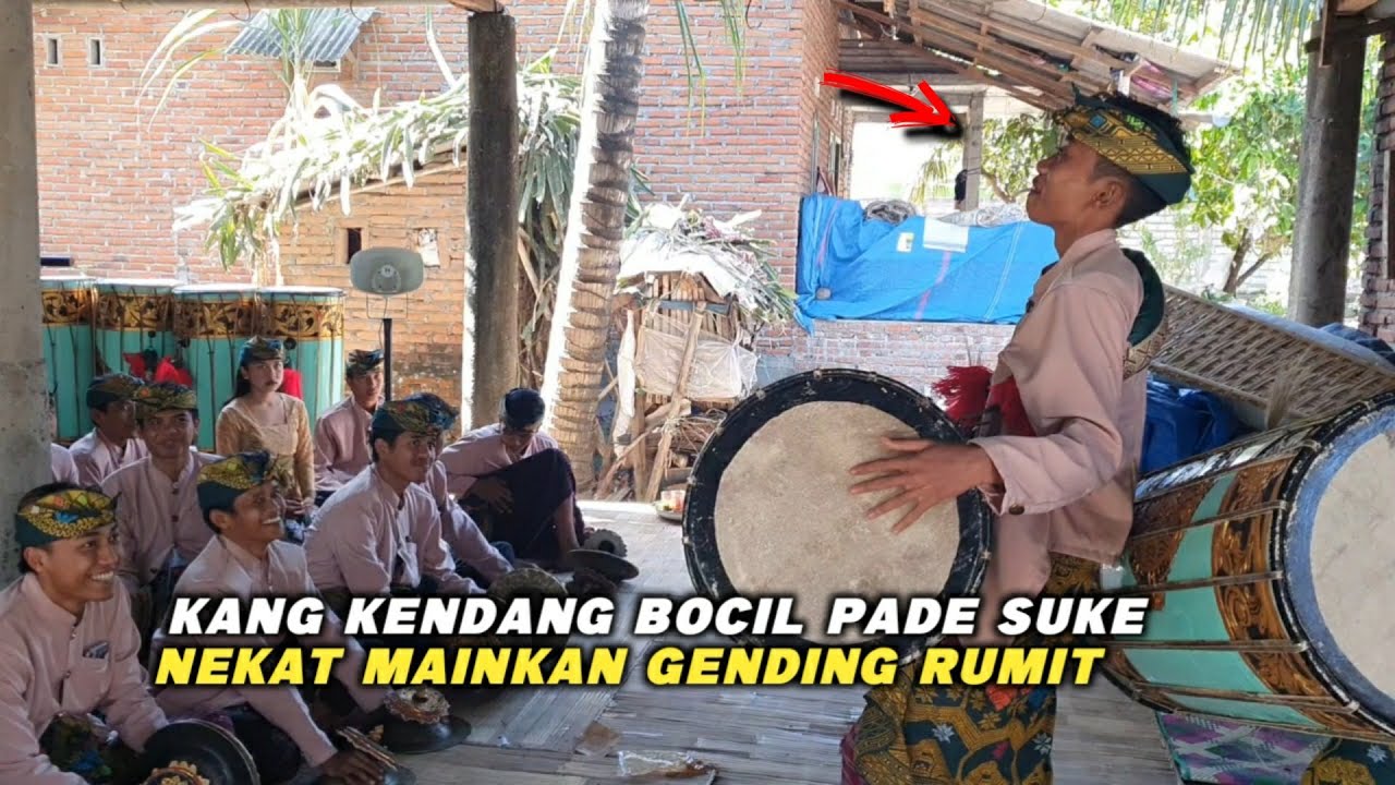 KANG KENDANG BOCIL GENDANG BELEQ PADE SUKE KARANG BARU MATARAM NEKAT MAINKAN TABUH PEPANGGULAN NGES