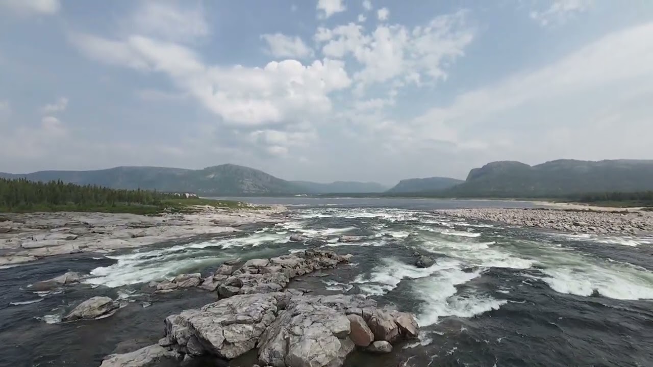 Helen Falls Lodge –Drone Footage of the George River