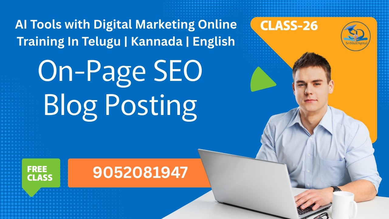 On-Page SEO Blog Posting - Free Digital Marketing Online Class - 26