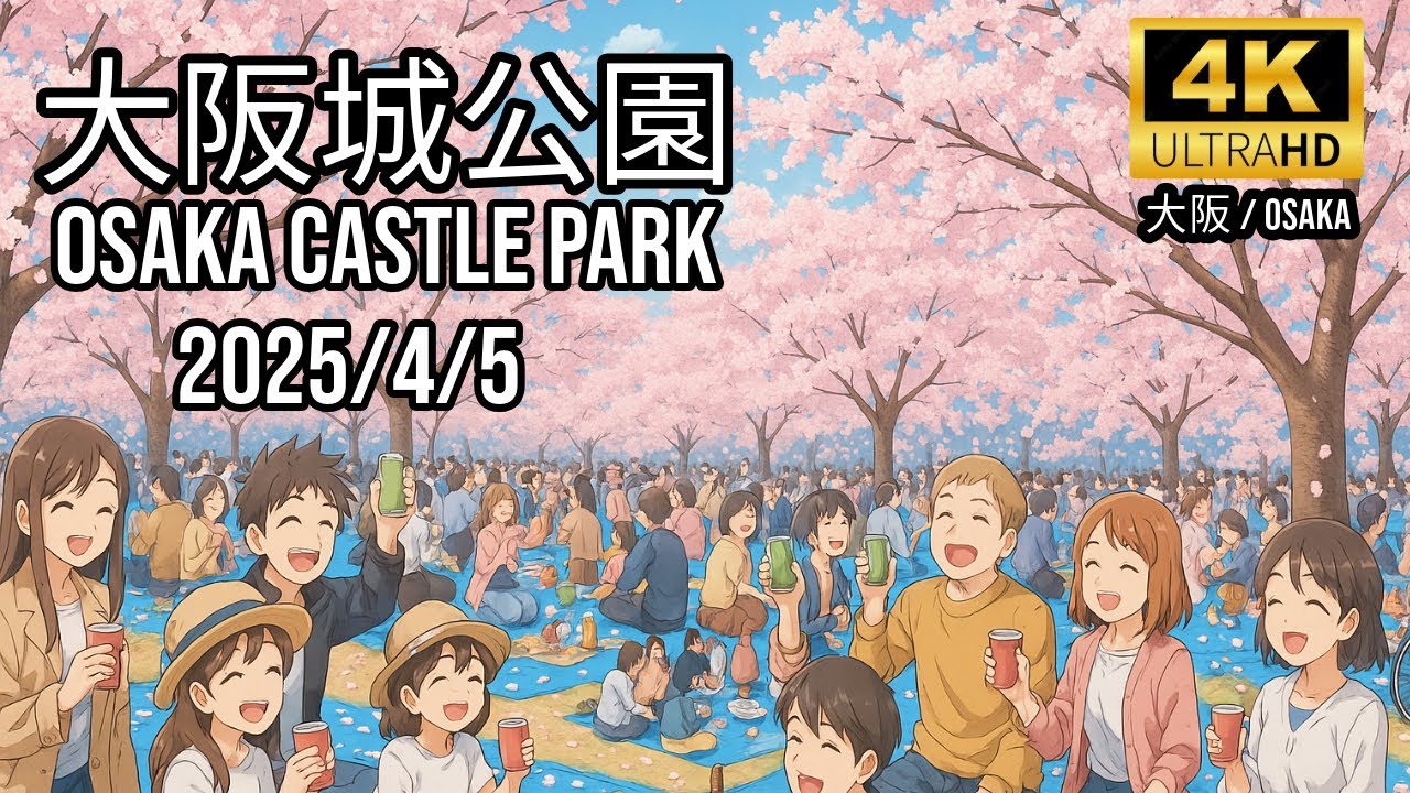 [Osaka] 大阪城公園 🇯🇵🌸 Osaka Castle Park