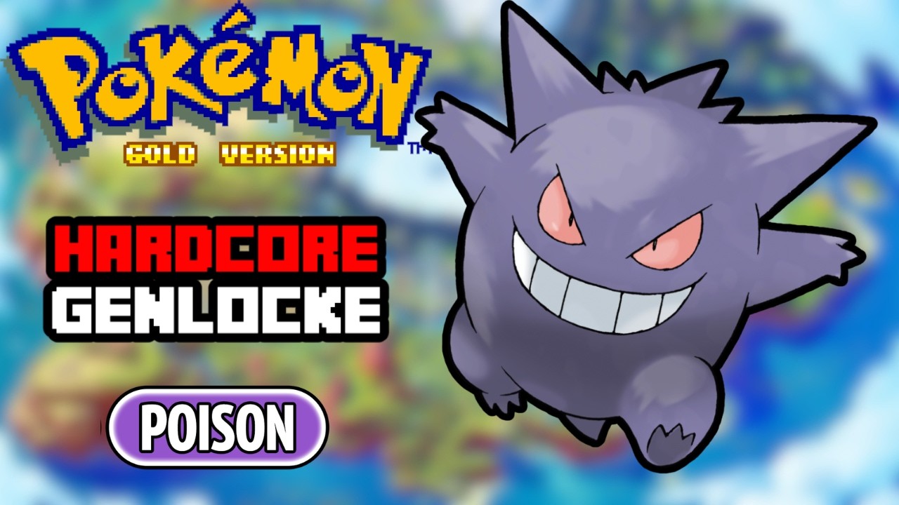 Pokemon Gold Hardcore Mono-Type Genlocke - Только ЯД (БЕЗ предметов, БЕЗ чрезмерного повышения ур...
