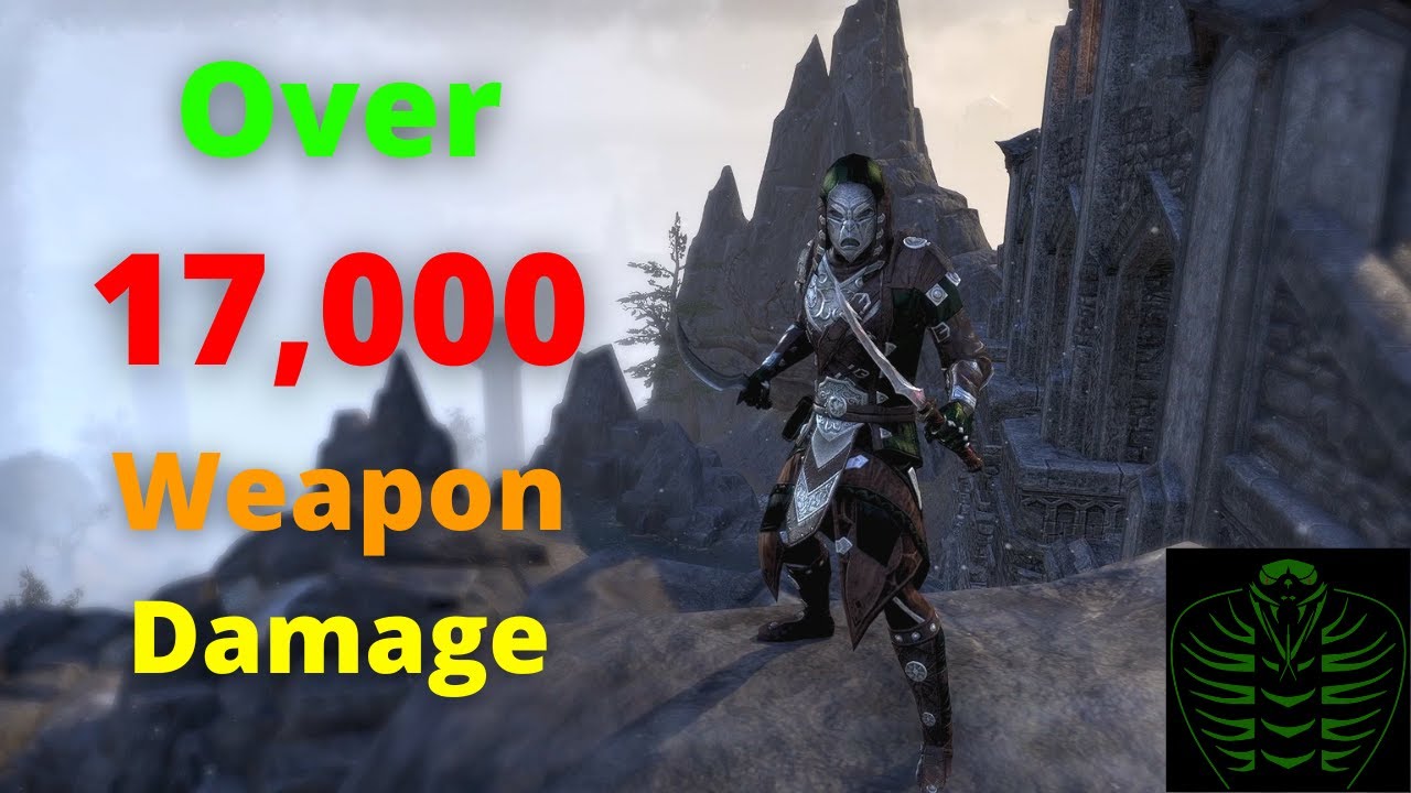 OVER 17,000 WEAPON DAMAGE | Pushing WPN Damage as High as Possible - Elder Scrolls Online showcase