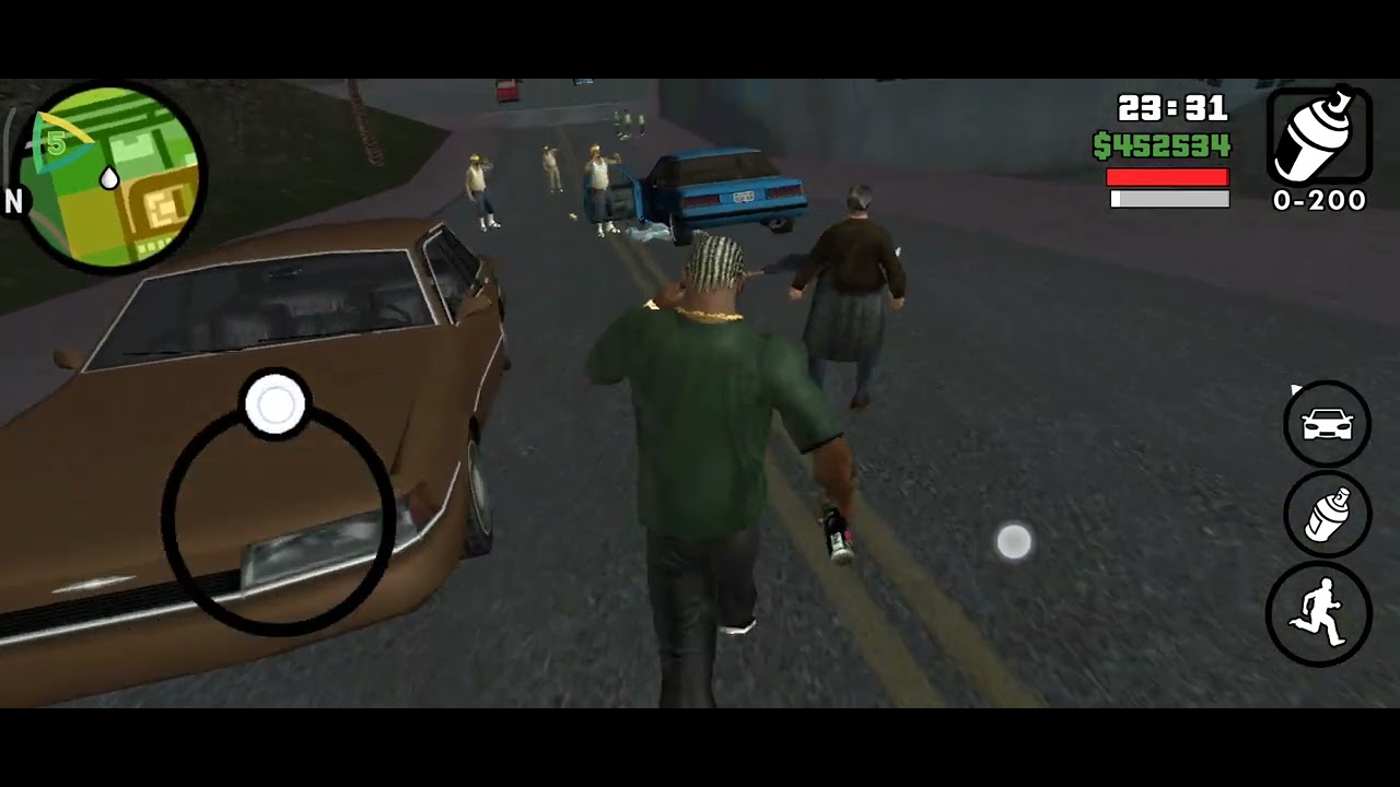 GTA San Andreas blbnutí s cheaty 🔥😆