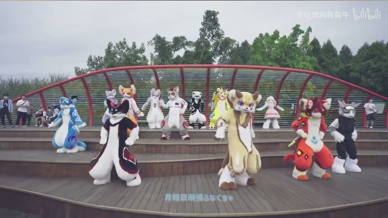 【Fursuit Dance】《星期五的早安》兽装舞蹈/着ぐるみで14匹『金曜日のおはよう』を踊ってみた/“Friday’s Good Morning“ danced