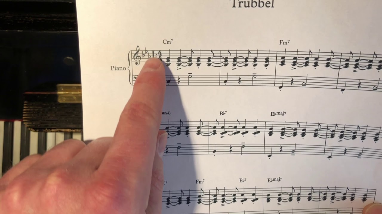 Advanced Bossa Nova : Trubbel with pianolektionerstockholm.se