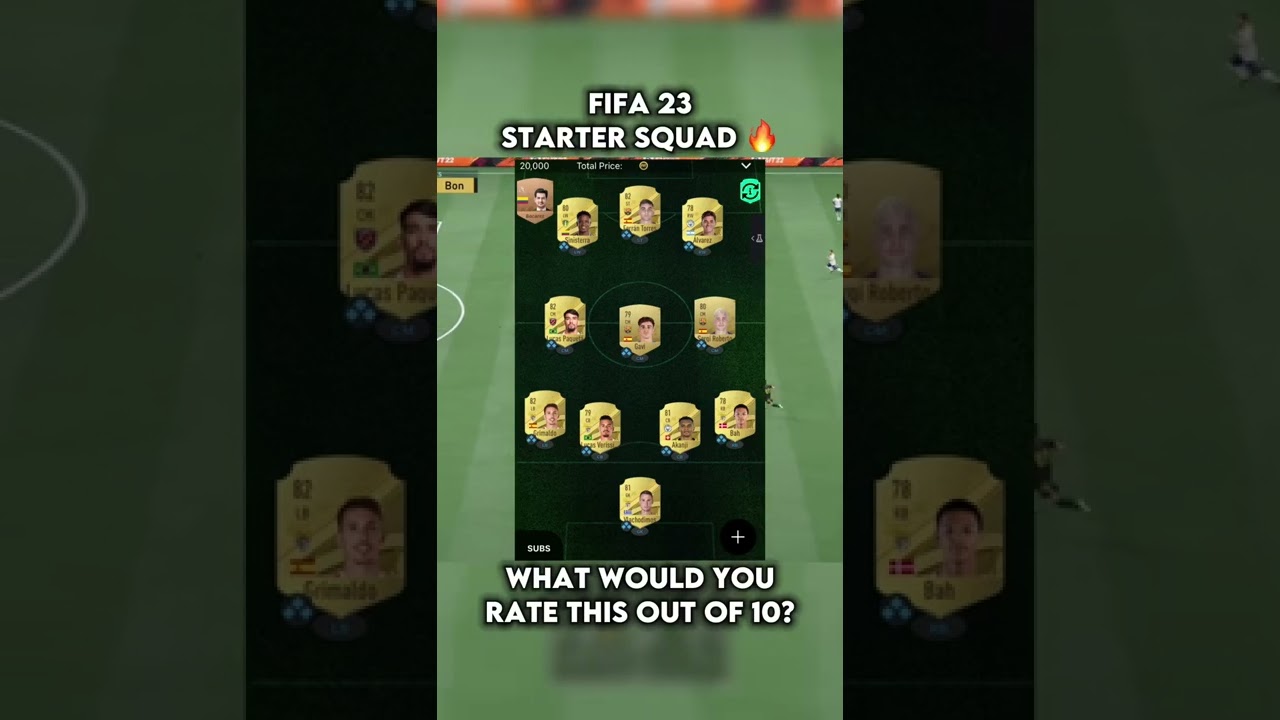 FIFA 23 STARTER SQUAD 😱