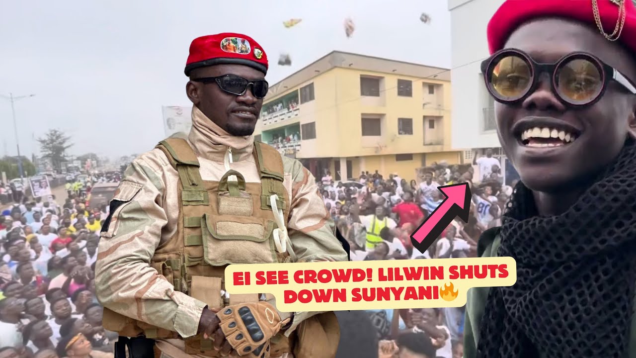 Ei Crowd!😳 Lilwin Takes Over Sunyani Streets With Fans!
