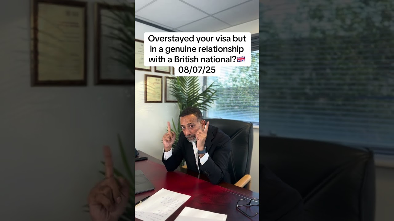 Overstayed your visa but in a genuine relationship with a British citizen or settled partner?