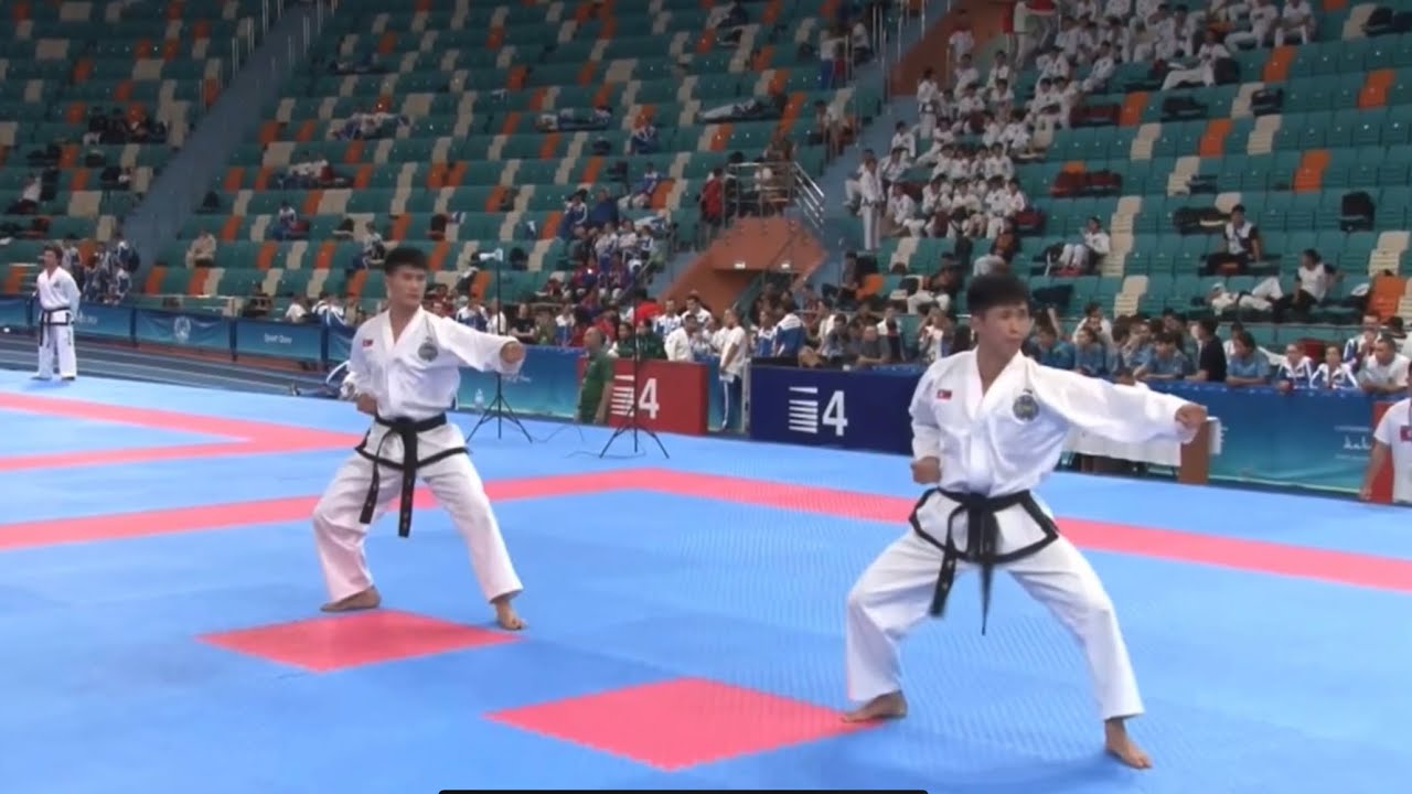 Pattern Men 2 Dan Final (DPRK & DPRK) XXII ITF TAEKWON-DO WORLD CHAMPIONSHIPS. ASTANA 2023