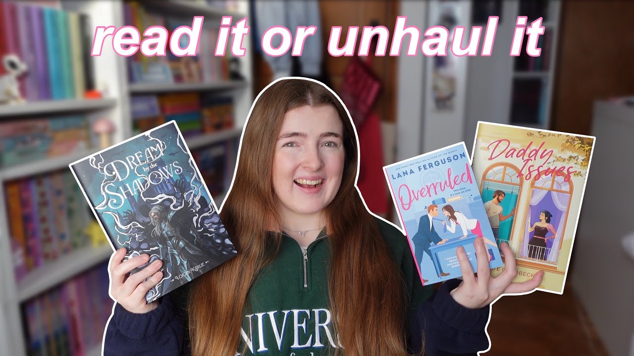 read it or unhaul it E3 🥀 getting through my 190+ physical TBR