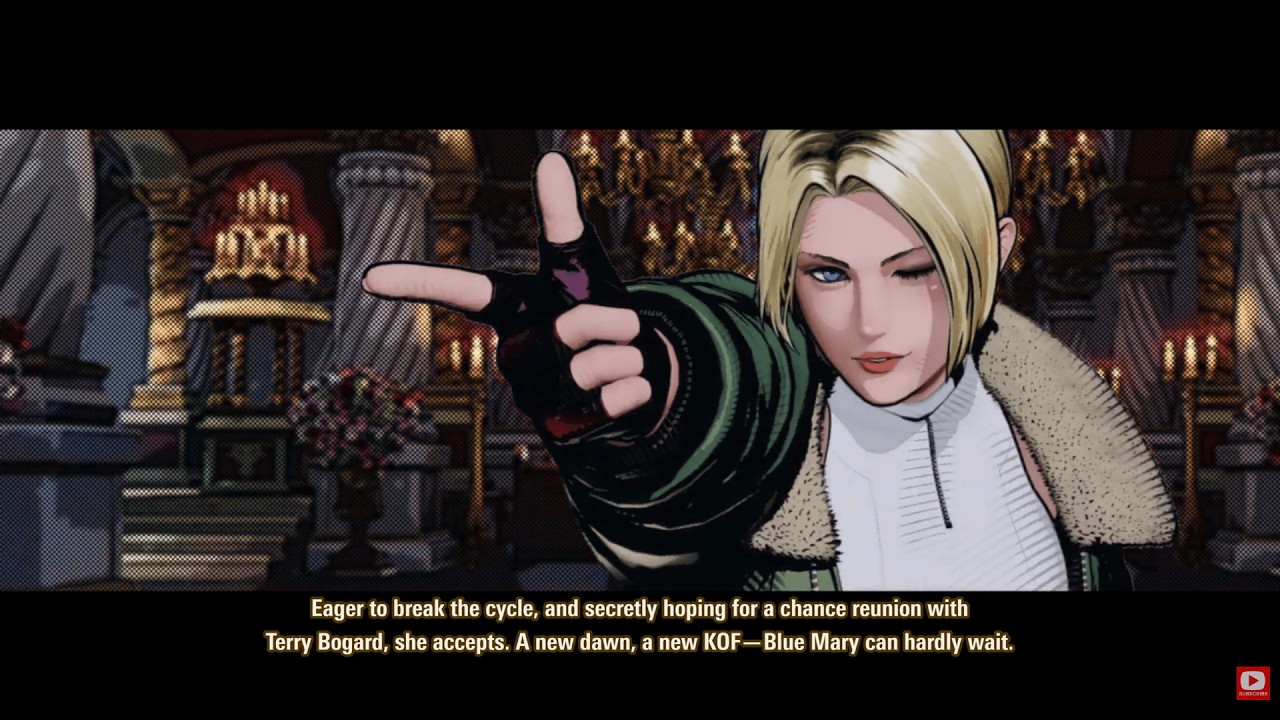 FATAL FURY: City of the Wolves - Прохождение игры Blue Mary в аркадном режиме