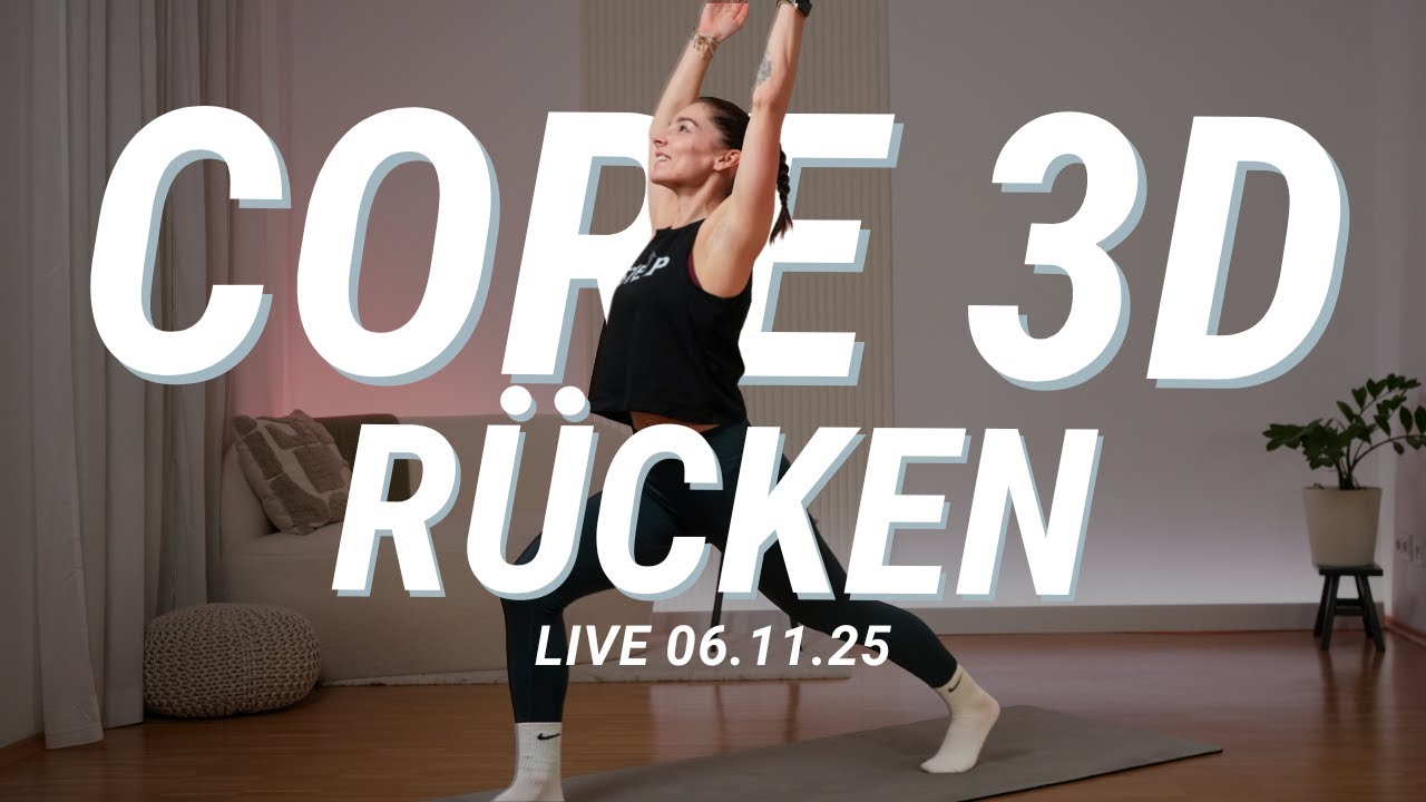 Core 3D - Rückentraining | Homeworkout | ZOOM Live Kurse 06.11.25 |