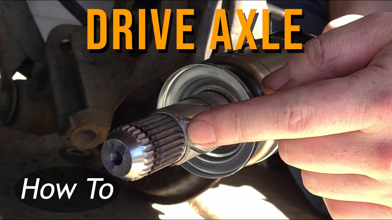 Installing Rear Drive Axle's On A AWD 2006 Subaru WRX!!