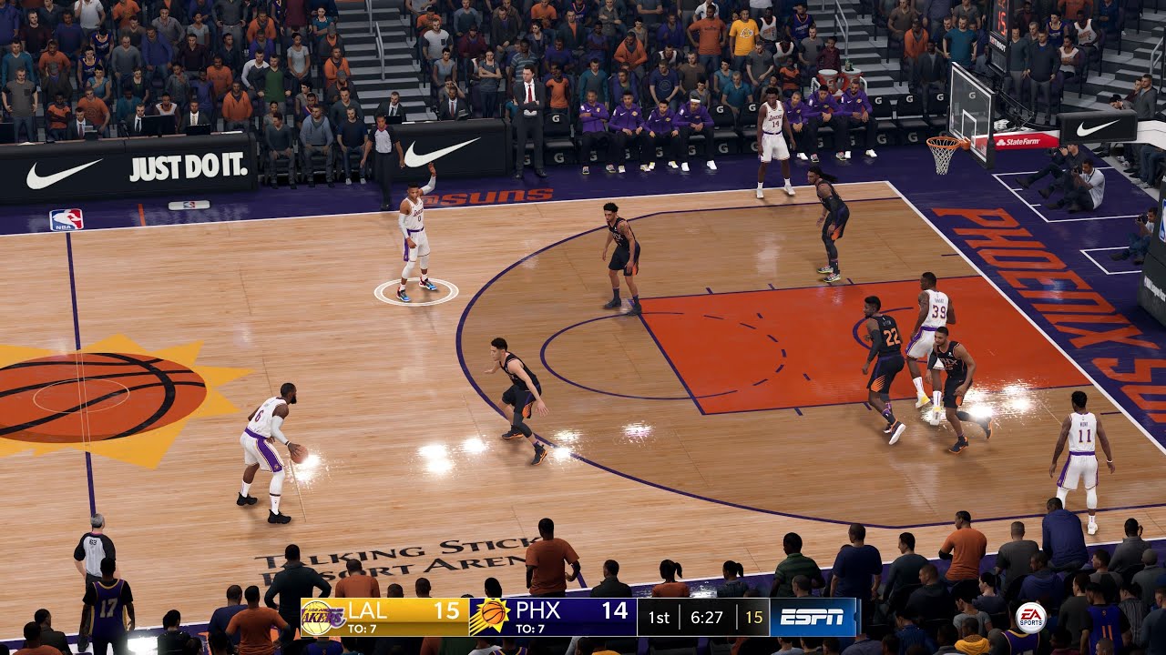 NBA LIVE 22 Lakers vs Suns 1st Qrt PS5 4K