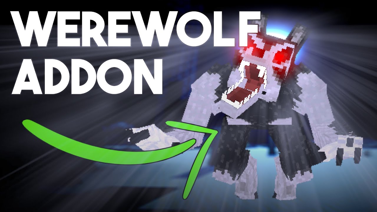Werewolf Add-on Evolution (Minecraft PE/MCPE/Minecraft Bedrock)
