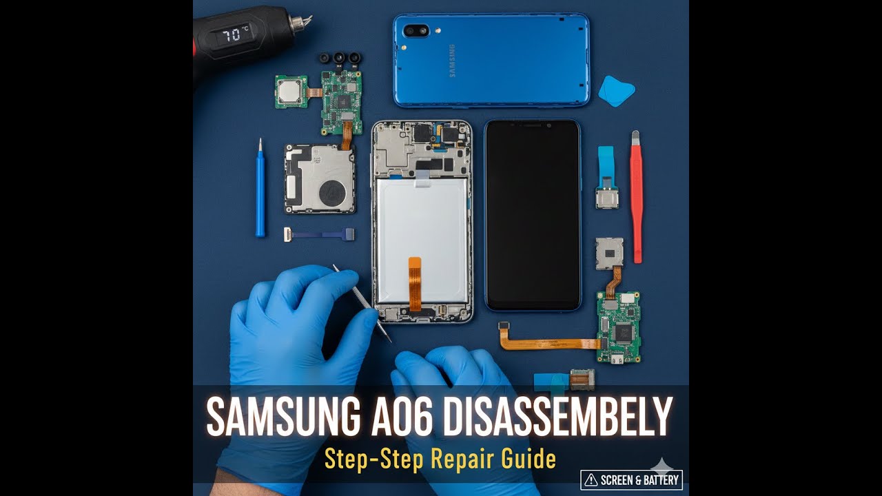 Samsung Galaxy A06 Disassembly Guide: Step-by-Step Teardown