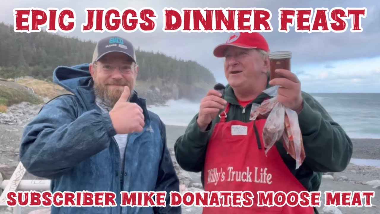 Newfoundland Jiggs Dinner Cookout | I Got My Moose And Jam From Mike.