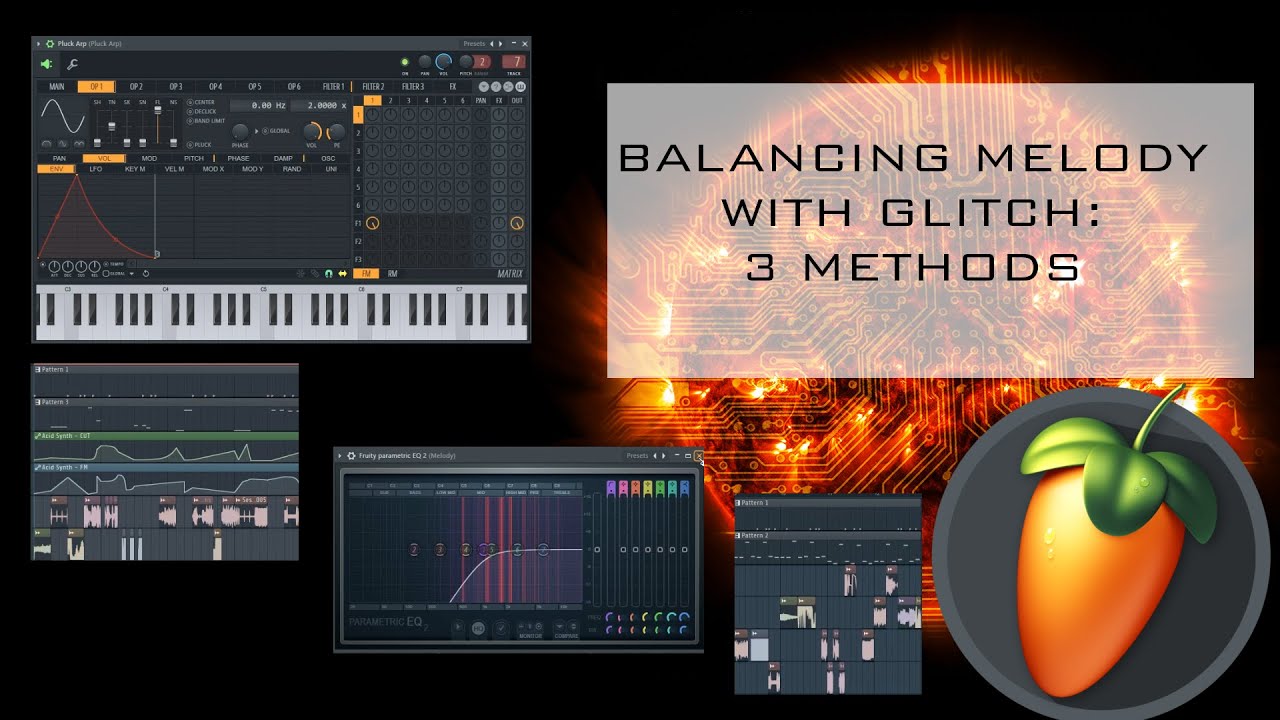 Combining Melodies and Glitch Sound Design In A Balanced Way: 3 Different Methods