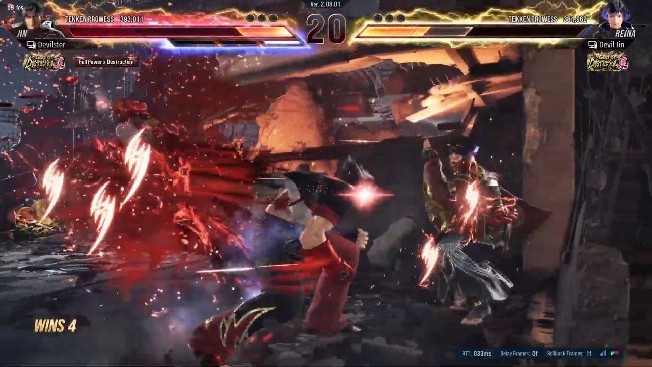 Wavu Wavu Jin Vs Aggressive G.O.D 2 Reina At Its Best!