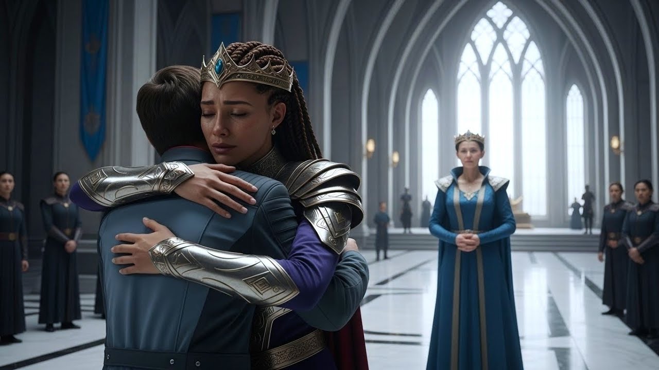 I Didn't Know Why the Palace Fell Silent — Until the Alien Queen's Daughter Hugged the Human Man | D