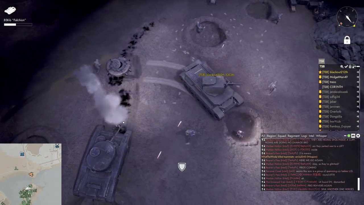 Tank Flanking