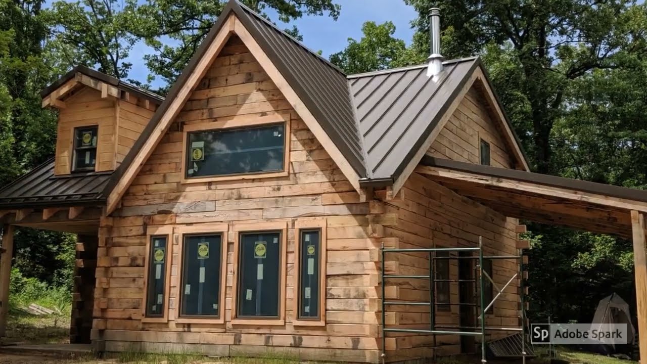 The Woodland Oak Log Cabin Kit from Schutt Log Homes