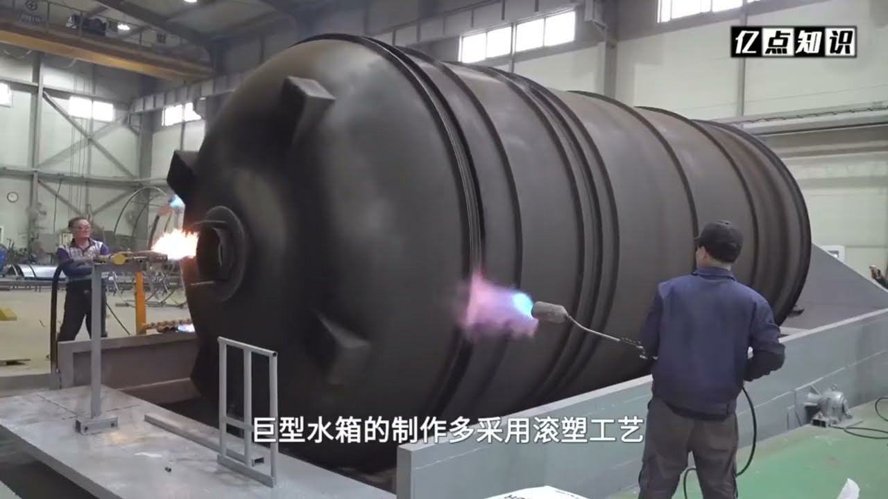 Inside the Water Tank Factory – How Giant Plastic Tanks Are Made (Full Process)