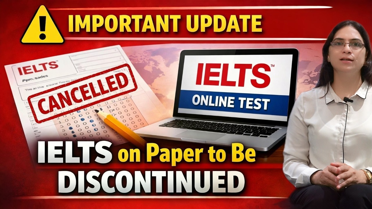 IELTS Big Update 2026 | IELTS Paper Based Test Ending 2026 | IELTS Computer Based Test Update