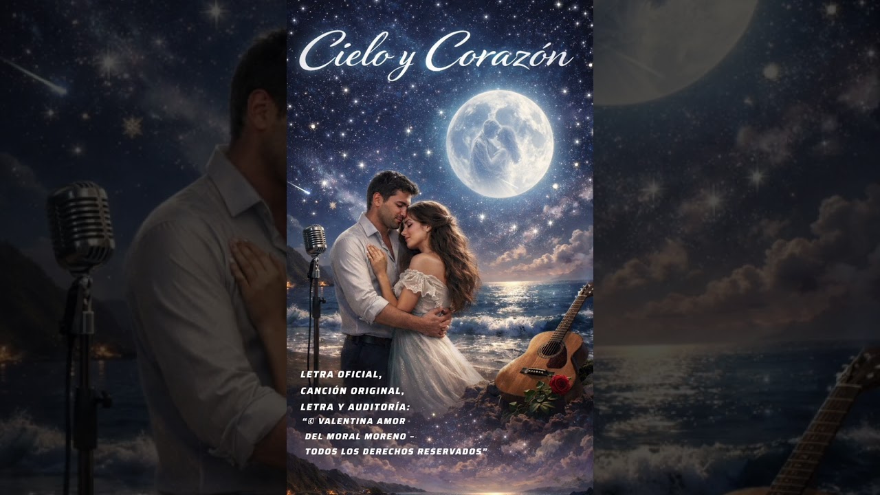 Cielo y Corazón 🎶 Letra Oficial, Canción Original/Valentina Amor Del Moral Moreno.