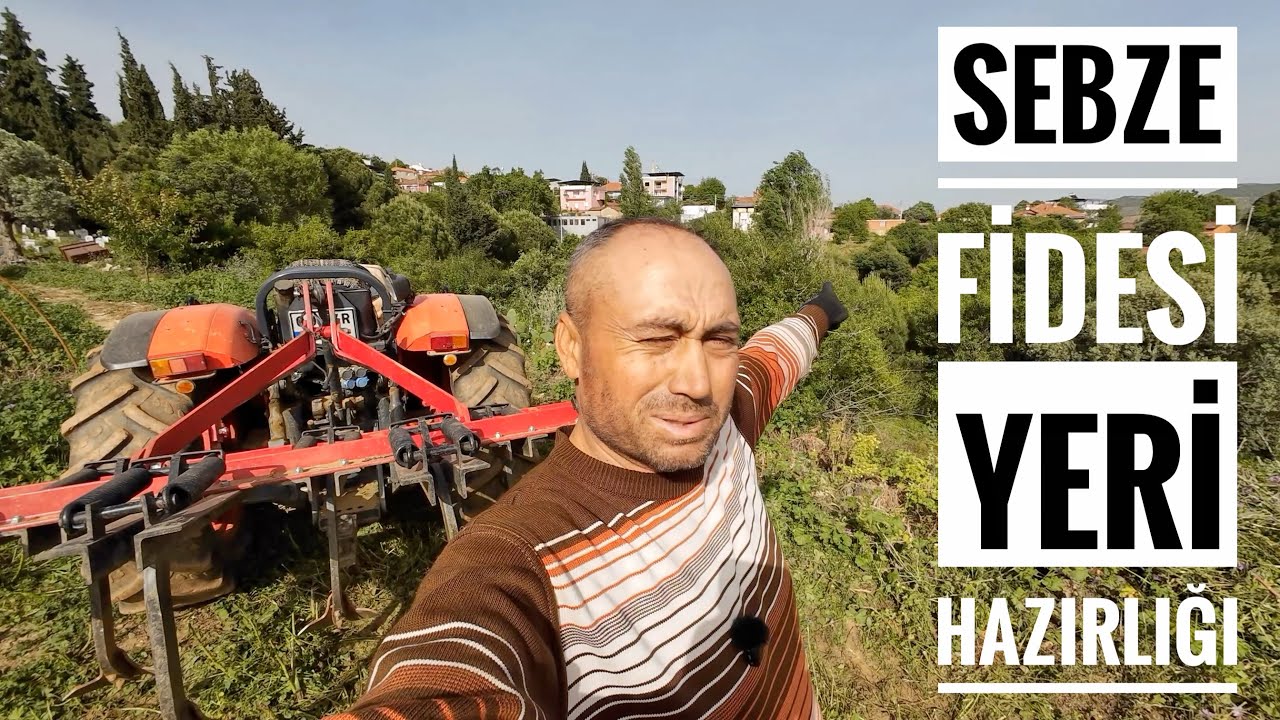 DAR ALANDA SEBZE FİDESİ YER HAZIRLIĞI - KUBOTA M6040