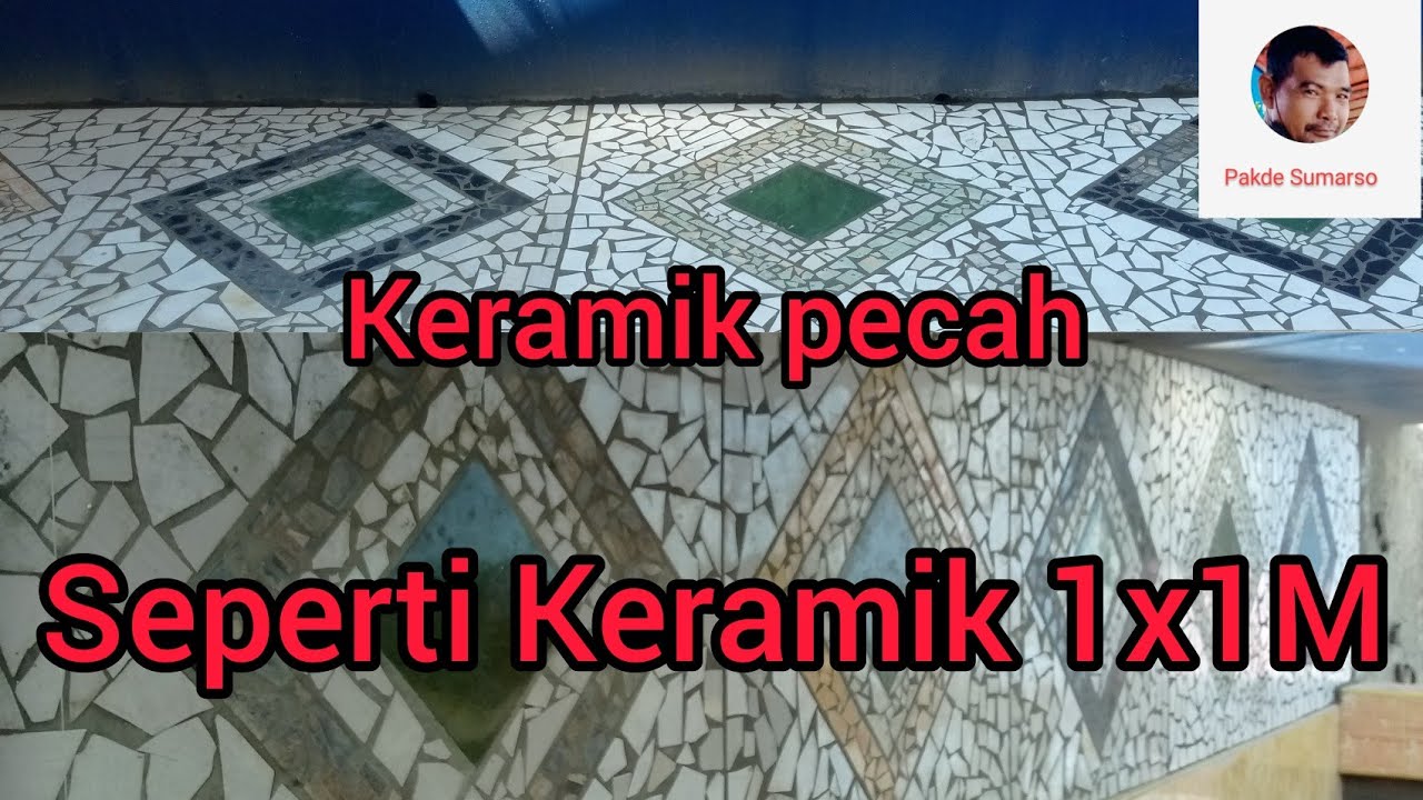 Pemasangan Keramik Pecahan || ceramic tile installation
