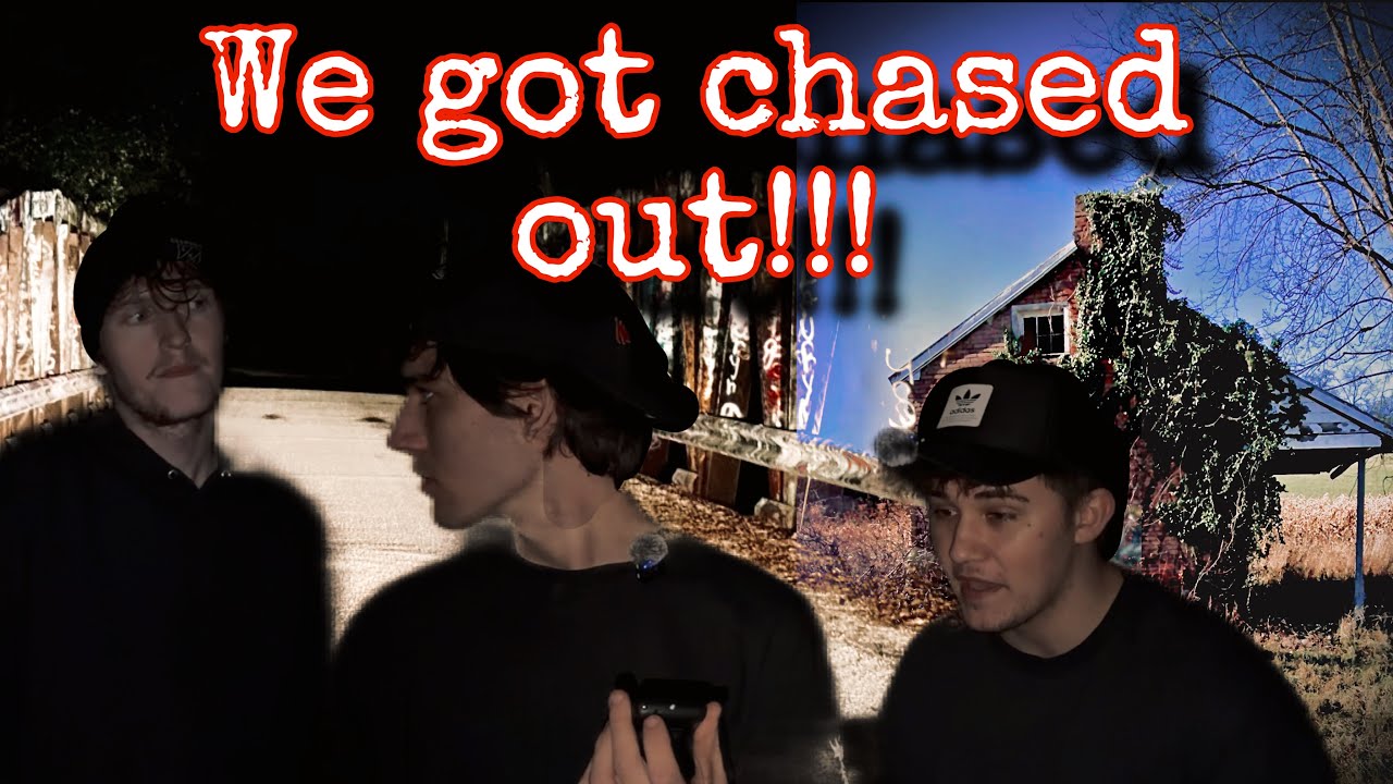 EXPLORING A HAUNTED SHACK AND BRIDGE!!! GOT CHASED OUT