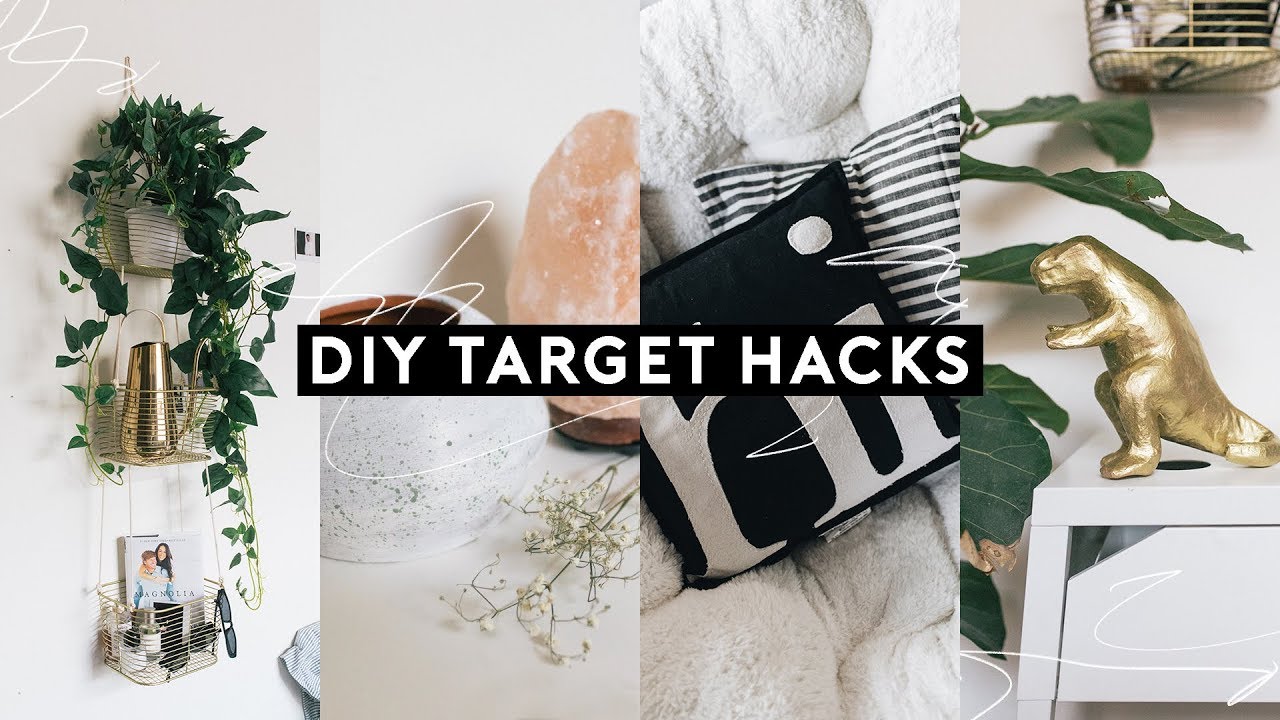 DIY TARGET HACKS 2018 - Trendy & Affordable Room Decor // Lone Fox