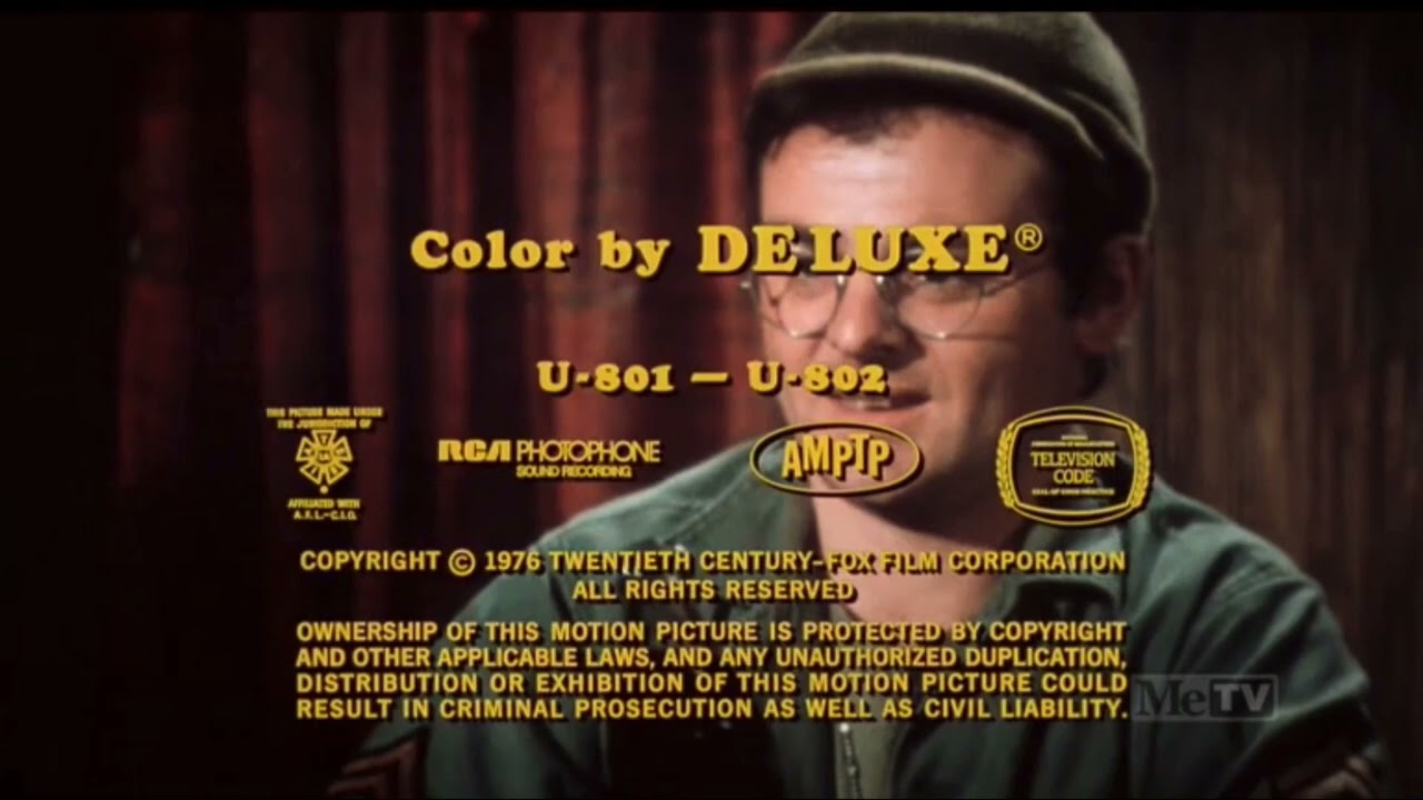 M*A*S*H Closing Credits (September 21, 1976)