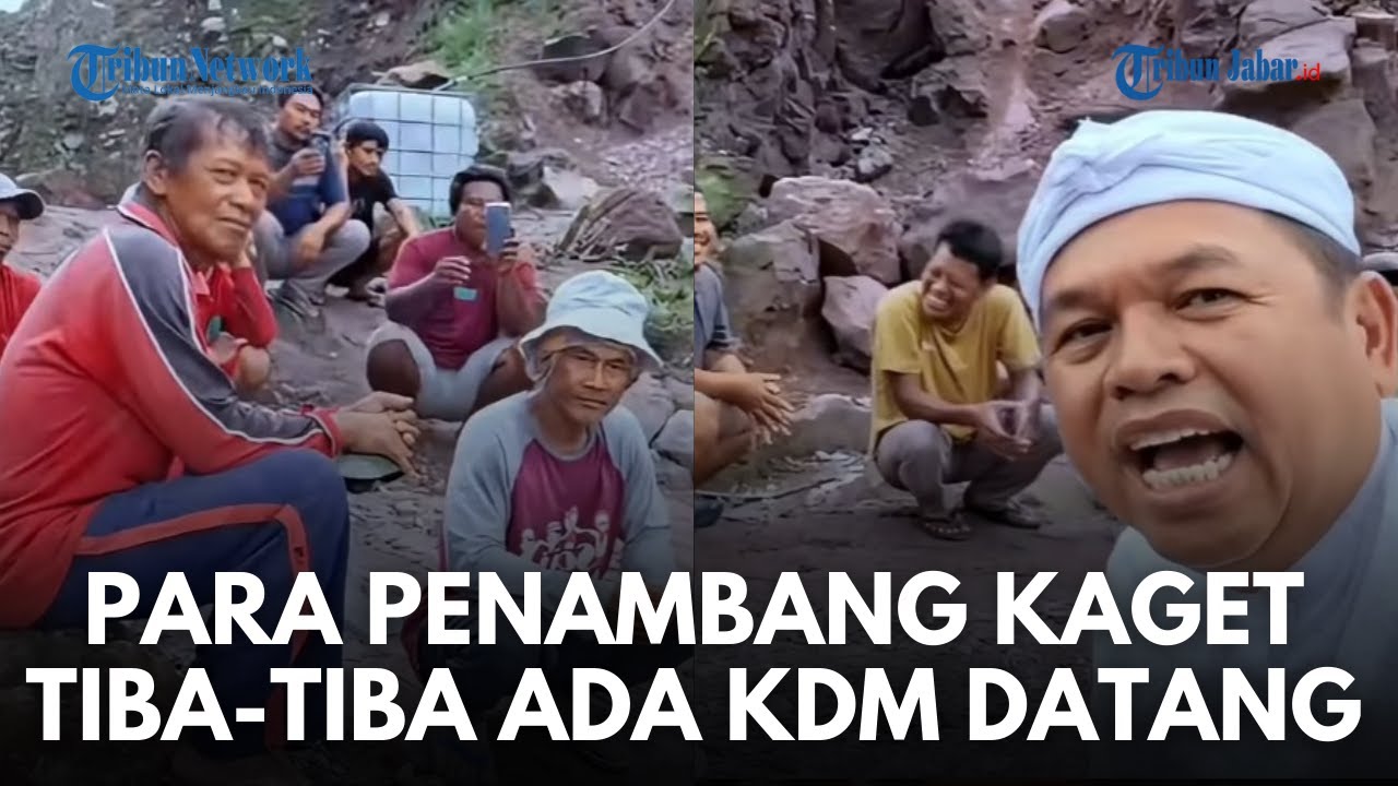 KDM GERUDUK TAMBANG! Datangi Diam-Diam Tambang Ilegal Di Kaki Gunung Ciremai, Bikin Panik Pekerja