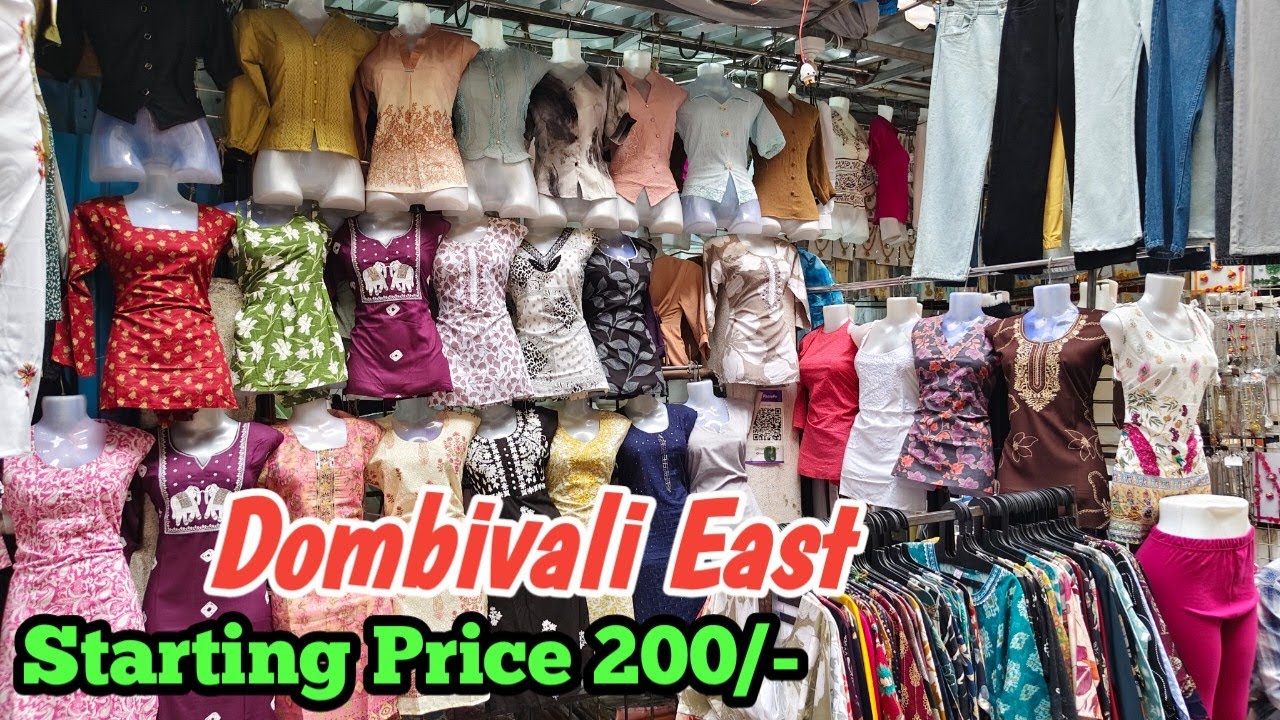 Dombivali East Daily Market👗| Dombivali Market in mumbai 
