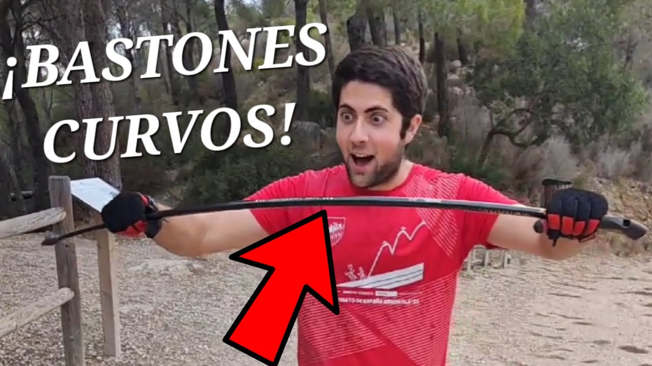 ¡¡¡REVIEW de los NUEVOS bastones CURVOS de marcha nórdica!!!