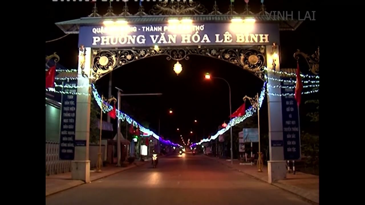 Quận Cái Răng lung linh Cờ Hoa và Đèn trang trí dịp Tết năm 2016